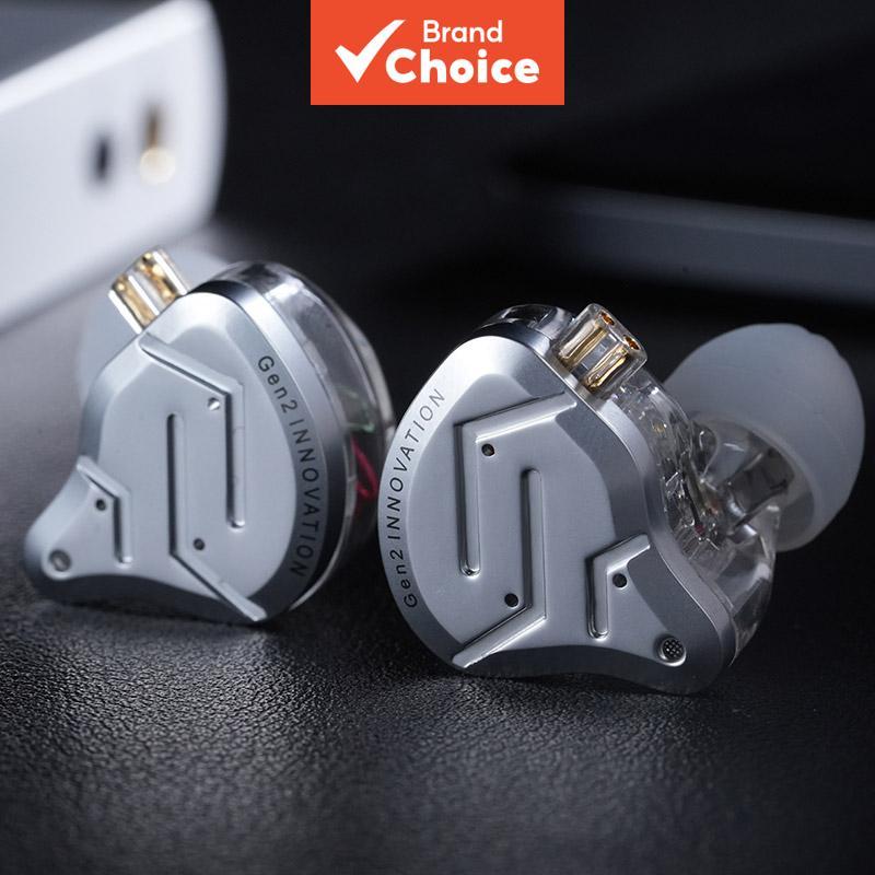 KZ ZSN PRO 2 Fones De Ouvido Com Fio 1BA + 1d Driver Dinâmico Híbrido In-Ear HiFi Som Estéreo Graves Profundos Música Pa