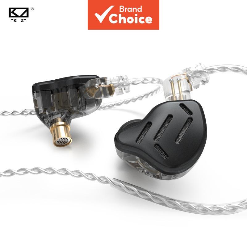 KZ ZAX 7BA 1DD Fones De Ouvido Híbrido In-Ear 16 Unidade De Driver HiFi De Metal Cabo 2PIN Música Uso Diário Viagem Comu