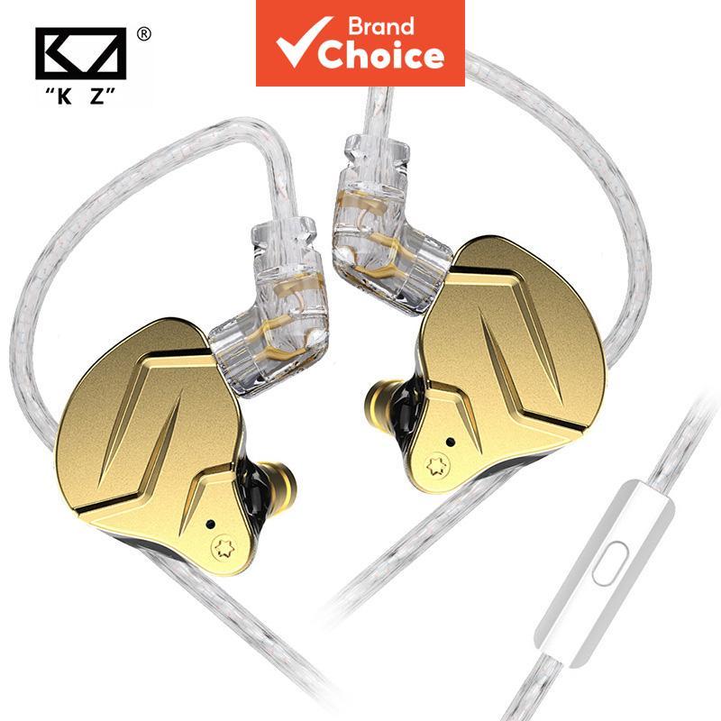 KZ ZSN Pro X Fones De Ouvido Dual Driver In-Ear 1BA 1DD Com Fio HiFi Sport Gaming Earbuds Para Música Uso Diário Áudio E