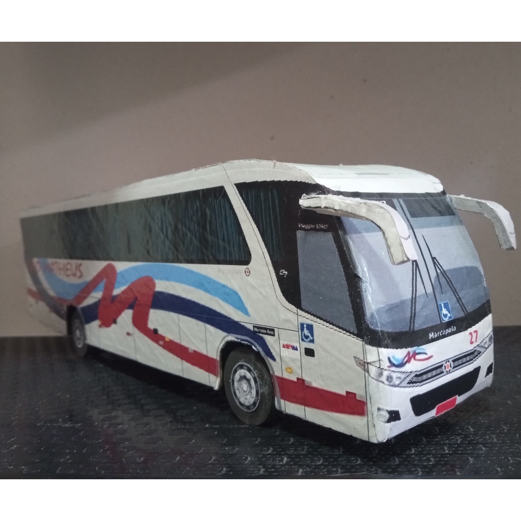 Miniatura de Ônibus Marcopolo Viaggio G7 1050 - Mercedes-Benz OF-1724 BT5 - Expresso São Matheus (BA)