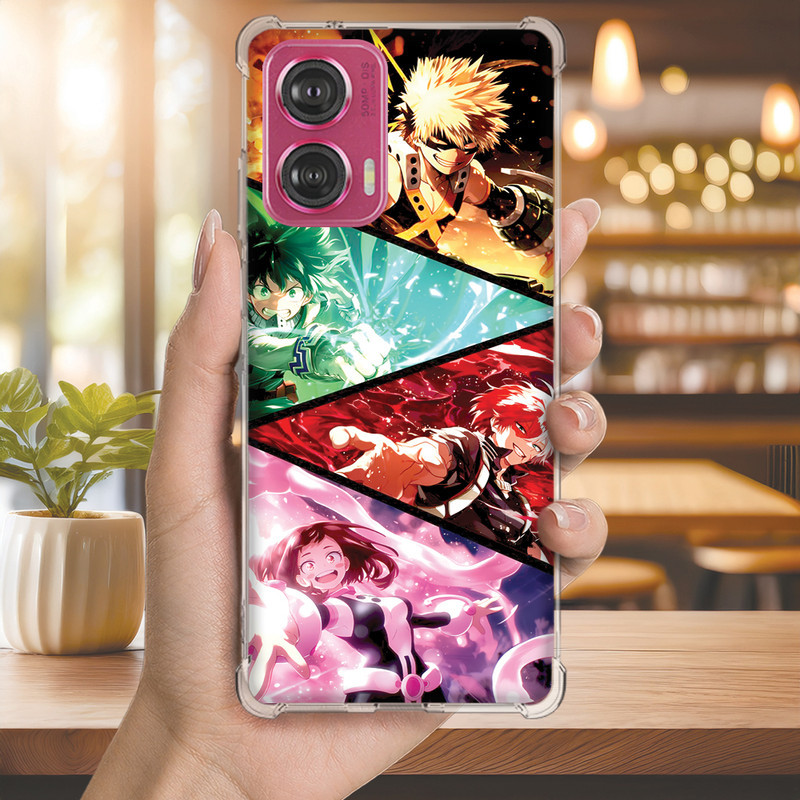 Capinha Capa (3424) HERO ACADEMIA ANIME para MOTO G52,G50,5G,G42,G35,G41,G34,G32,G31,G24,G23,G22,G30,G20,G10,G14,G13