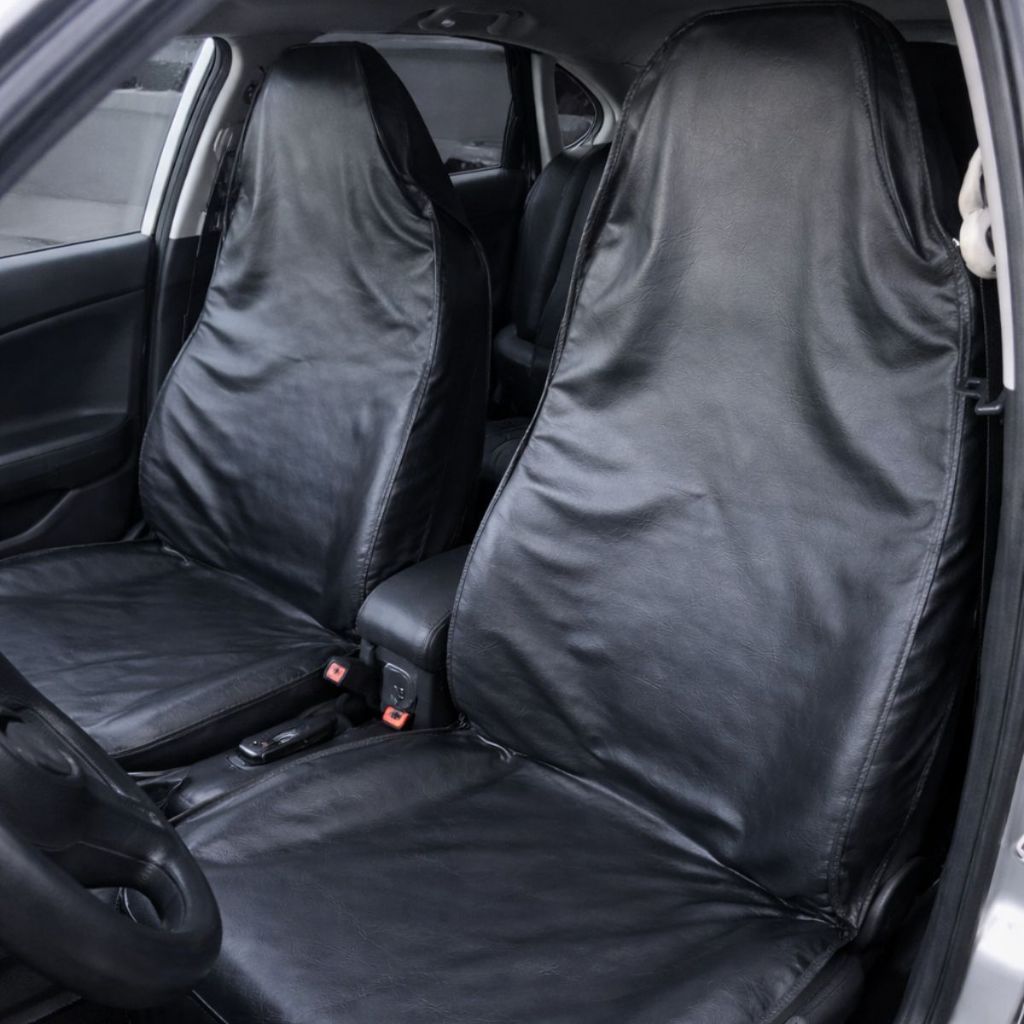 2 Capas Protetora Para Banco Carro Corino Impermeável Mecânico Suor Academia Pet Praia Sujeira