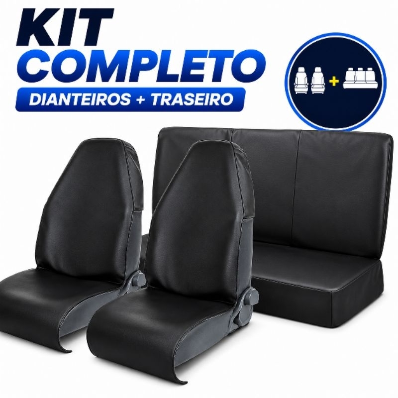 Capa Protetora de Banco Carro Couro Pet Praia Areia Academia Suor Agua kit Completo Universal