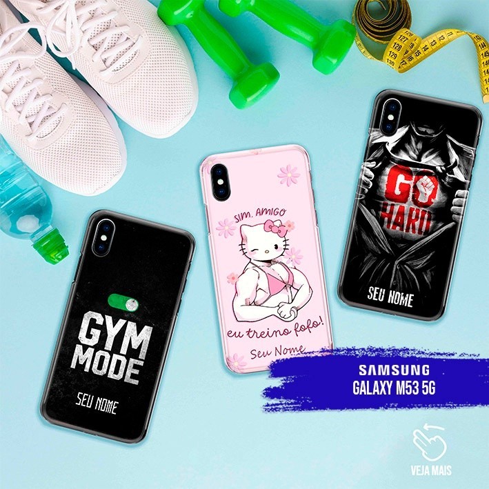 Capa Capinha  - Galaxy M53 5G - Fitness Academia Personalizados
