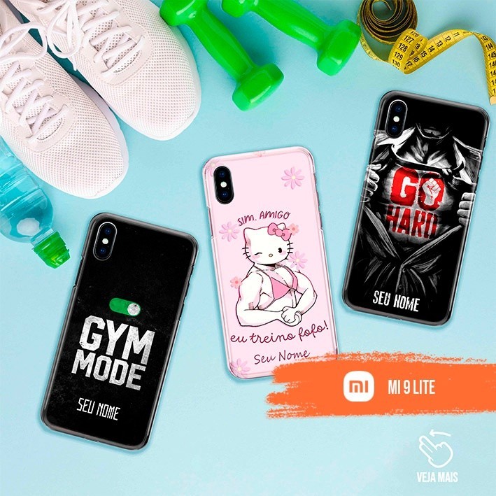 Capa Capinha  - Mi 9 Lite - Fitness Academia Personalizados