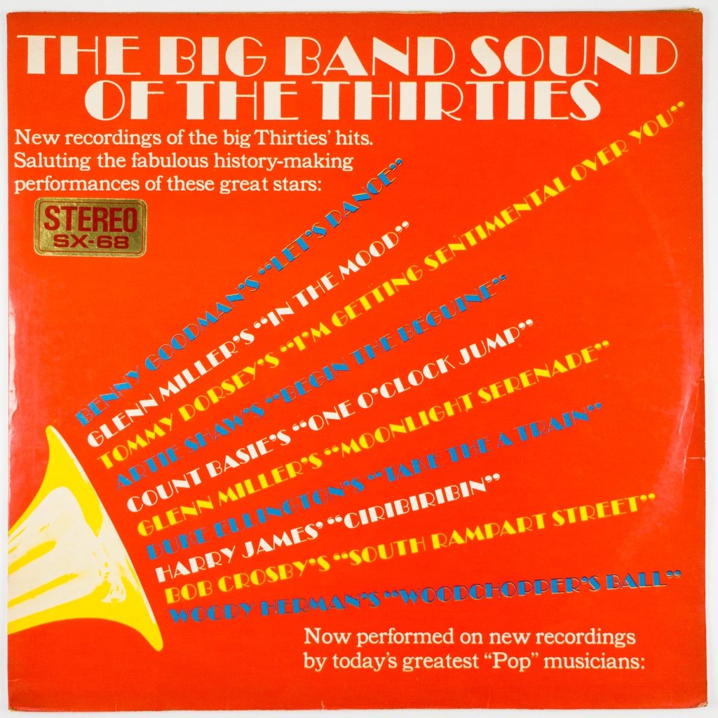 Disco Vinil LP The Big Band Sound of The Thirties
