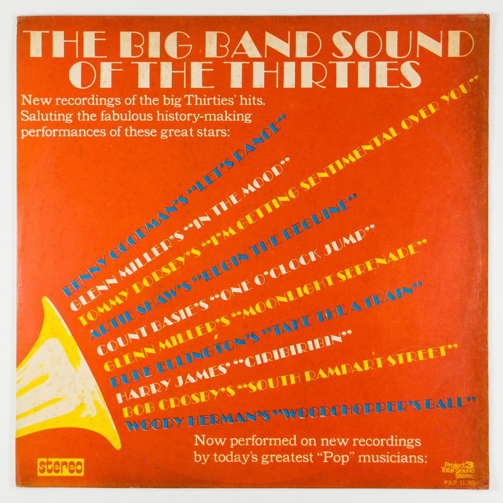 Disco Vinil LP The Big Band Sound of the Thristies D722