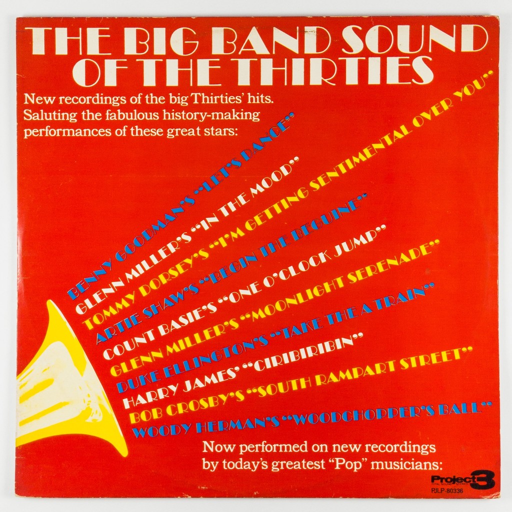 Disco Vinil LP The Big Band Sound of the Thirties D1657