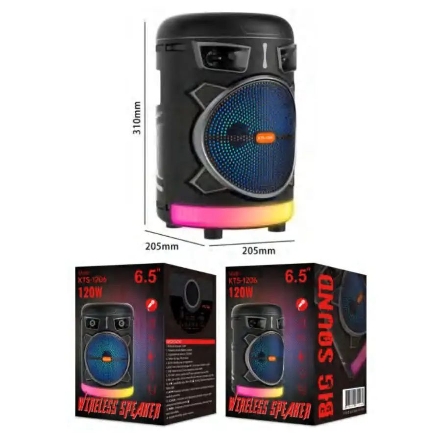CAIXA DE SOM BIG SOUND KTS-1206
