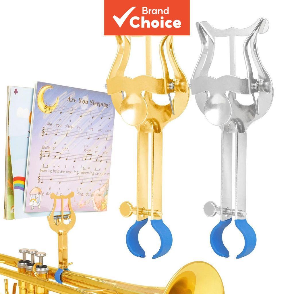 Clipe Portátil No Suporte Da Música Trompete , Metal Durável Leve Para Acessórios Do Trombone Dos Instrumentos De Bronze