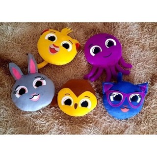 kit 5 bonecos diferentes dos bolofofos - 30cm - Pipi, Rick, Bunny, Pow e Sophie! Macios e Fofinhos!