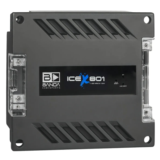 Amplificador Banda Ice 800 W Rms 1 Ohms Modulo Som Digital Cor Preto