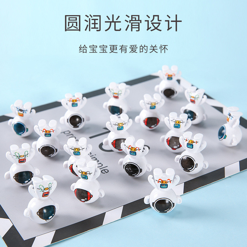 【5pcs】Influenciador Mesmo Estilo Mini Tumbler Astronauta Astronauta Desenho Animado Enfeites Fofos Brinquedos Pequenos