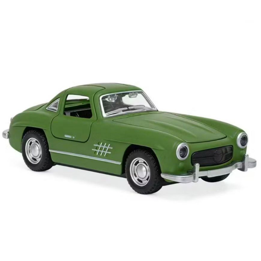 Miniatura Mercedes-benz 300SL-1:36 Carrinho Metal Fricção Abre As Portas, Carrinho Antigo Coleção.