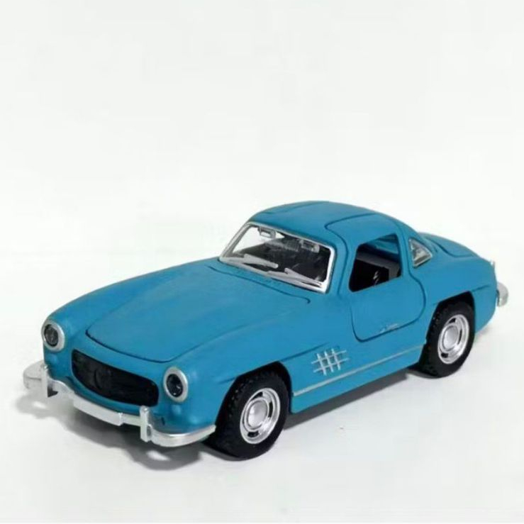 Miniatura Mercedes-benz 300SL-1:36 Carrinho Metal Fricção Abre As Portas, Carrinho Antigo Coleção.