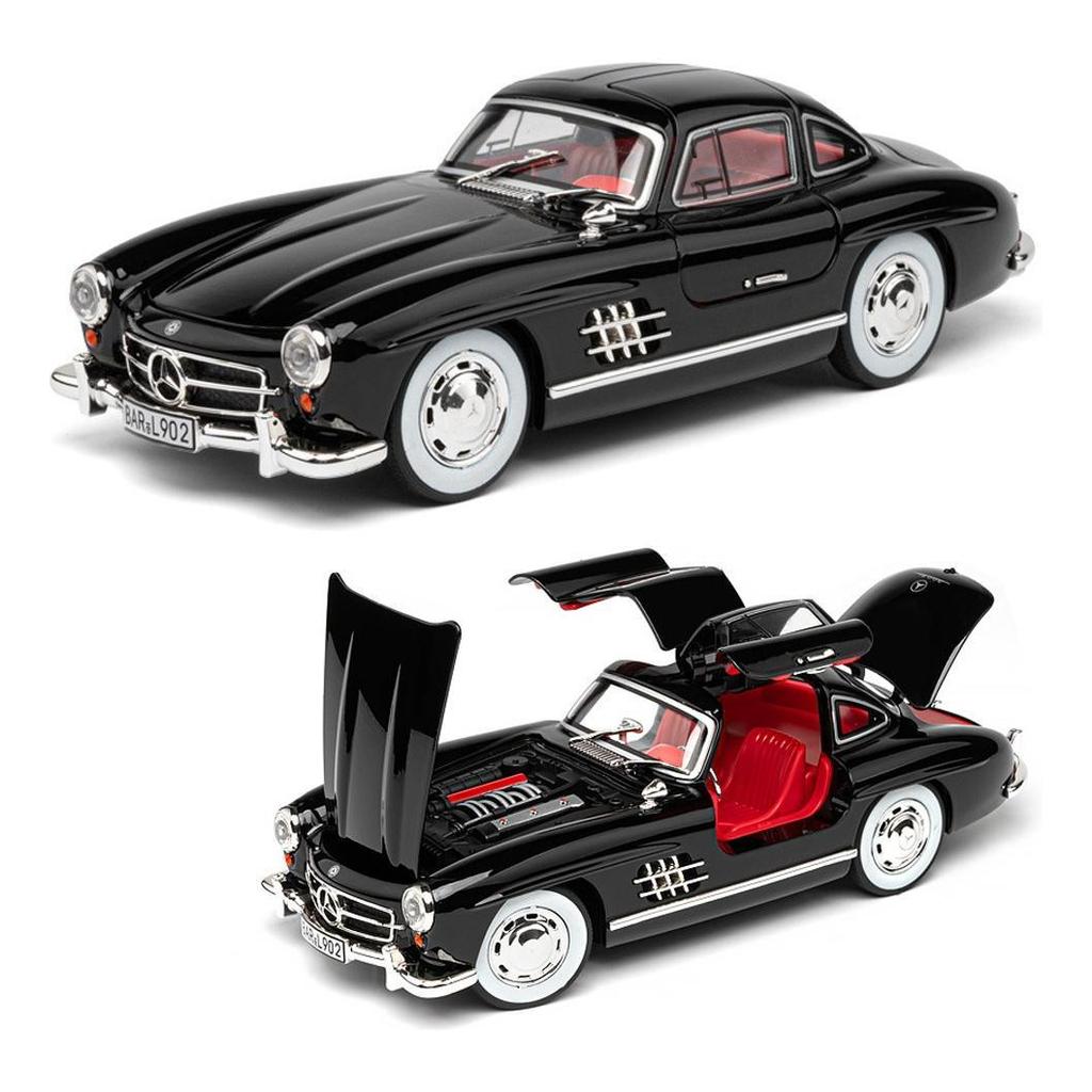 Mercedes Benz 300sl Miniautos Metal Clássico Antigo 1/24