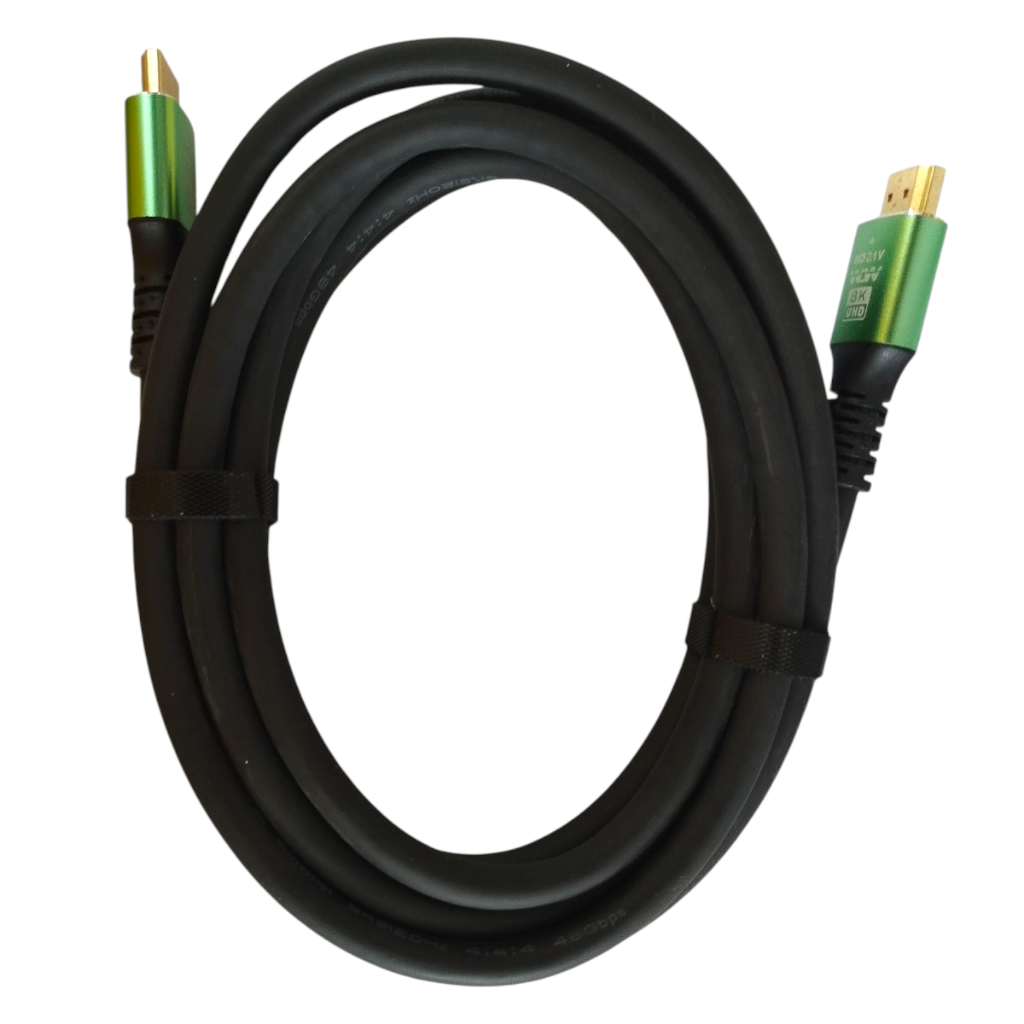 Cabo 3 metros HDMI 2.1 Premium Ultra HD 4k 8k / HDR10 /projetores laser / lcd
