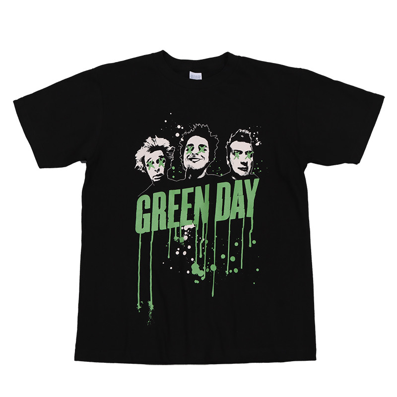Music Soul Camiseta Unissex Green Day Nirvana Punk Rock Retrô Confortável Estilosa Moderna Moda Casual