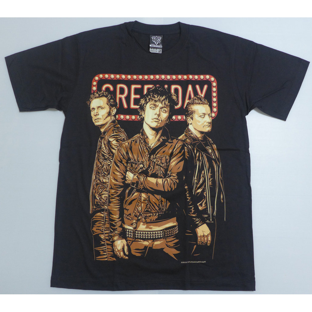Music.Soul Camiseta Green Day Banda Estilo Quadrinhos Rock Metal Premium Estilosa Divertida Retrô