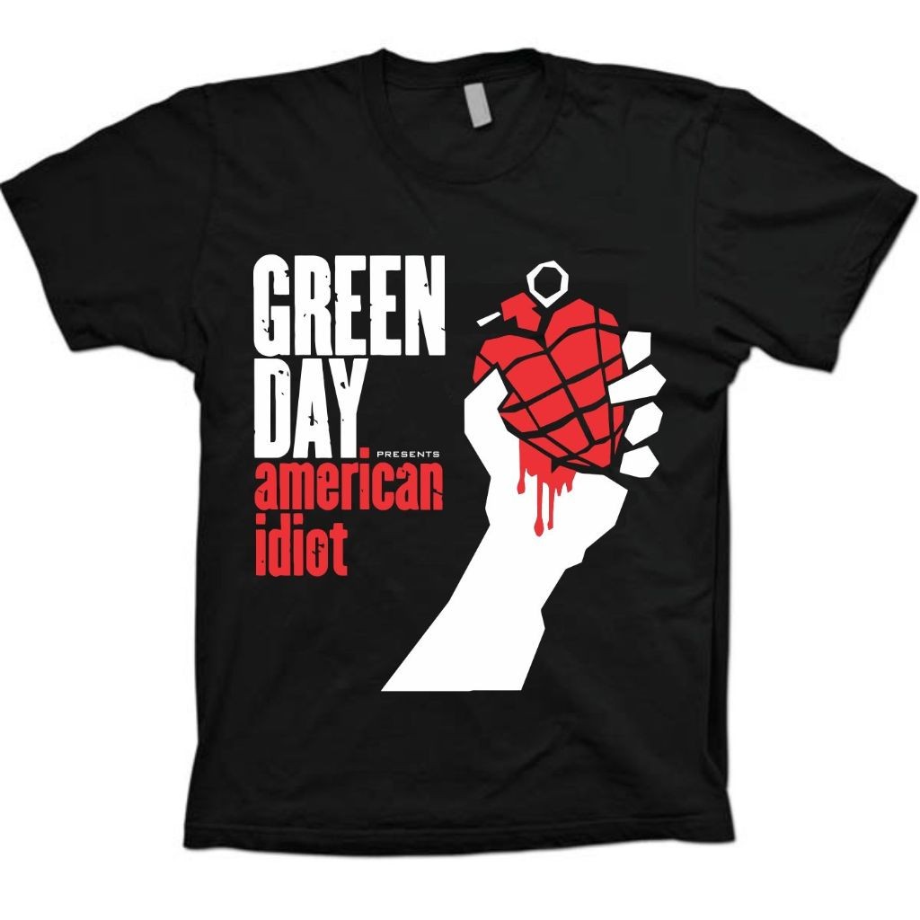 Camiseta Novo Moda Premium Unissex Algodão Green Day American Lançamento 2024 Envio rapido