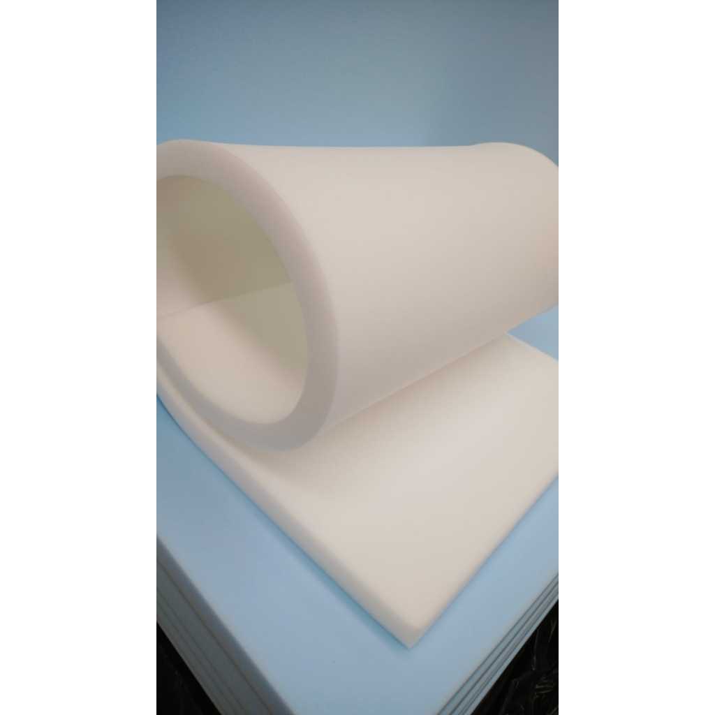 Espuma Densidade 20 Medida 80x1,75x4cm Branca ideal para artesanato e pequenas Reformas