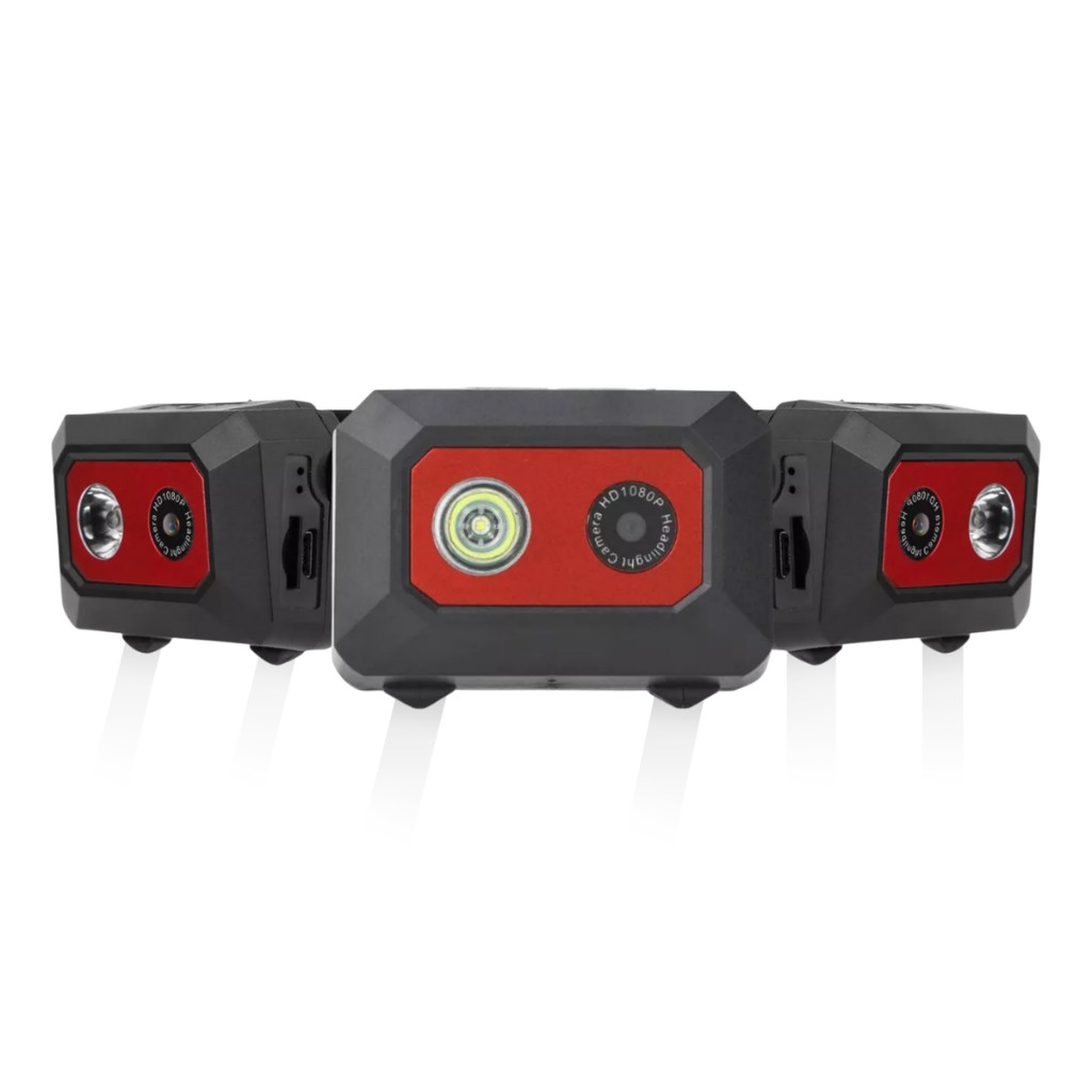 Mini Câmera Esportiva Corporal Full HD 1080p com Luz LED para Bike Pesca Trilhas e Ação