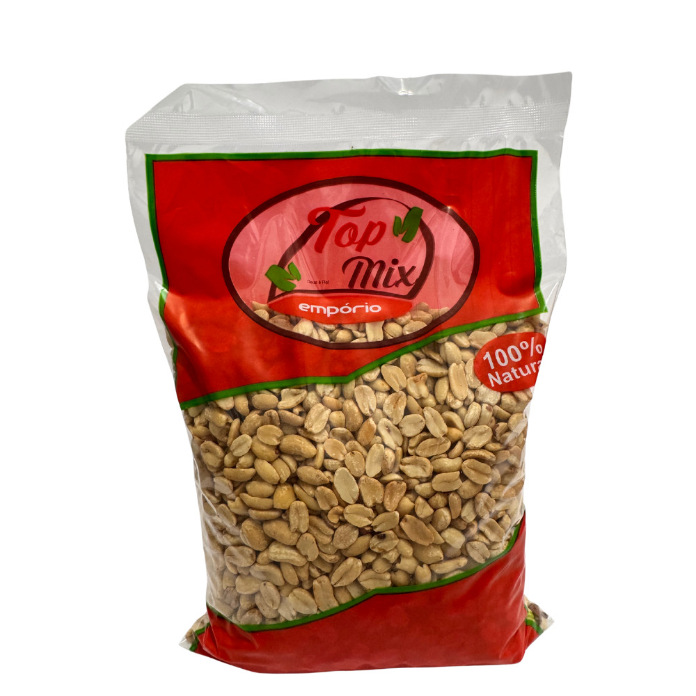 200g Amendoim Torrado Sem Pele E Sem Sal - Empório Top Mix