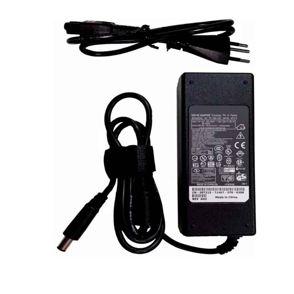 Fonte Carregador Compatível Com Notebook Dell Latitude E6400 E6500 E6510 4.62a de1908