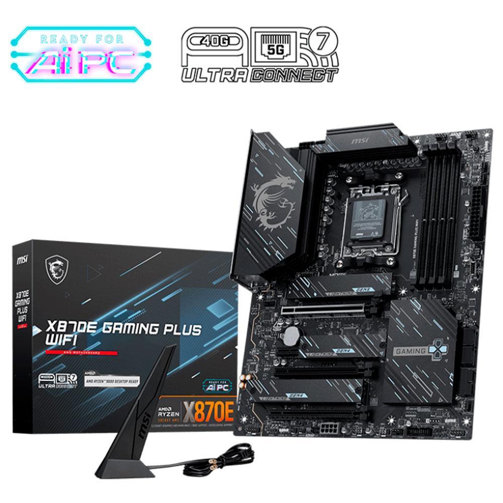 Placa Mae (amd) Msi X870e Gaming Plus Wifi Ddr5 Am5