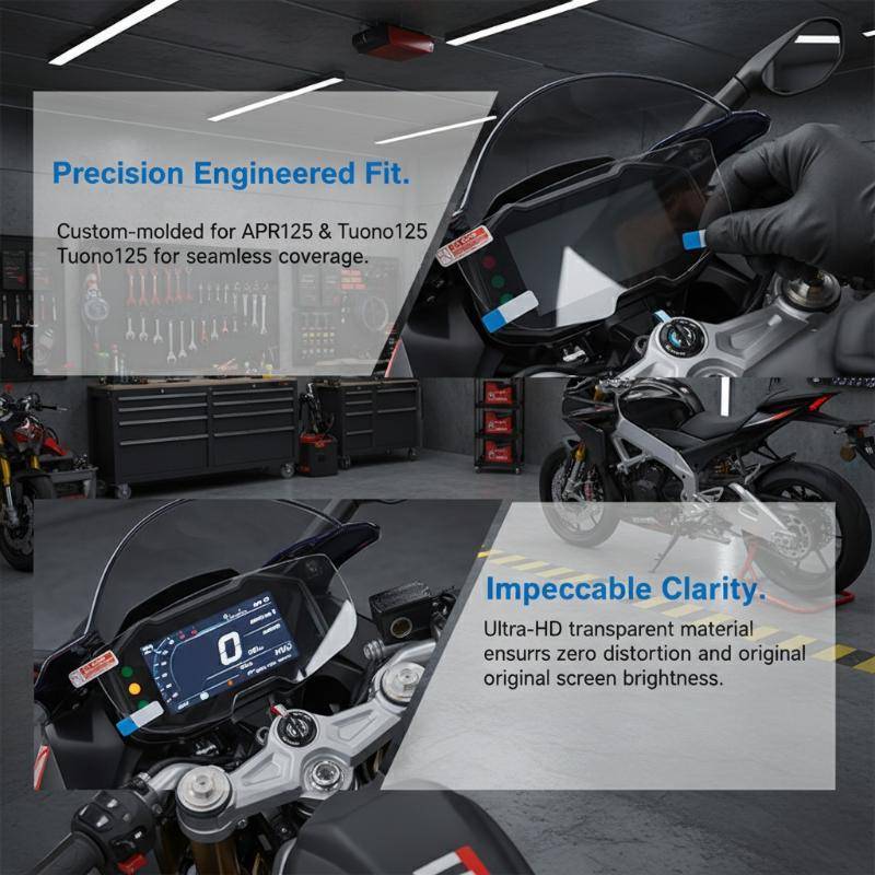 [mozhihao] Filme De Painel Anti-Riscos Para Aprilia RS125 Tuono125 Protetor Transparente Fácil De Aplicar [motw]