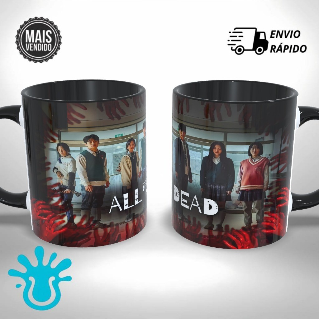 Caneca Personalizada All of Us Are Dead Dorama Presente Único e Criativo