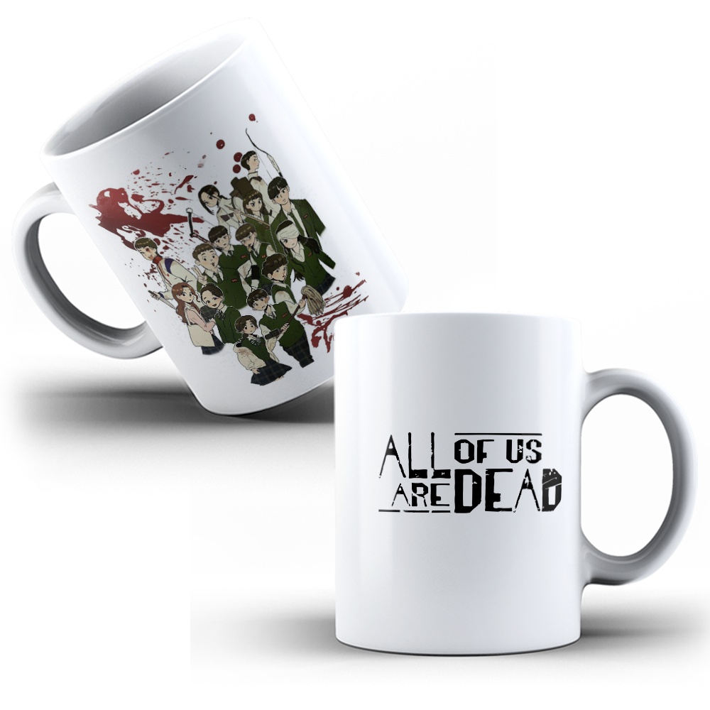 Caneca de Porcelana Série All off Us Are Dead