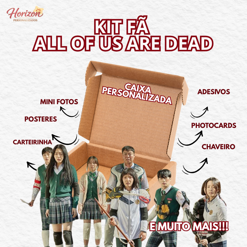 KIT FÃ ALL OF US ARE DEAD PERSONALIZADO - KDRAMA FANMADE POSTER PHOTOCARD CHAVEIROS E MUITO MAIS