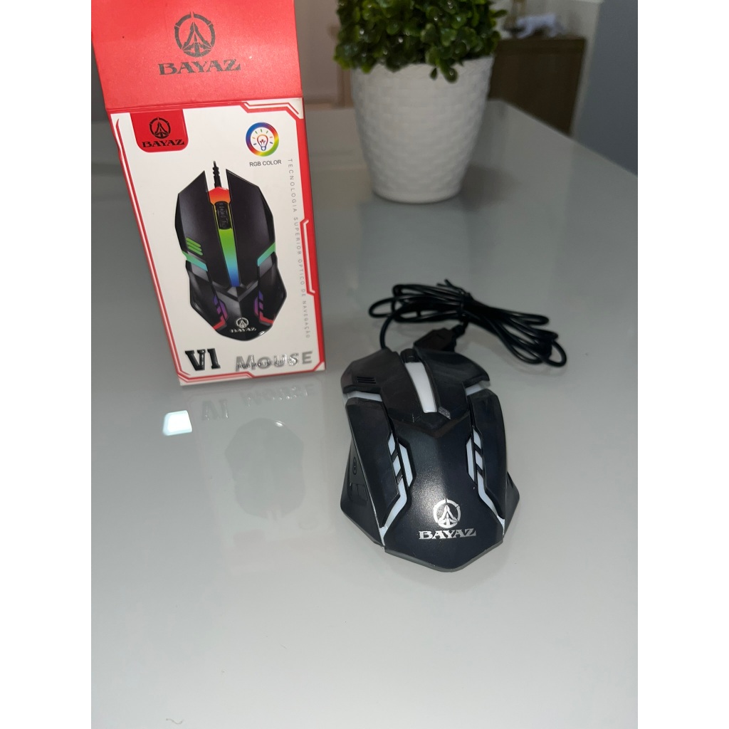 Mouse Gamer Bayaz com Fio – Precisão e Desempenho para Gamers Profissionais