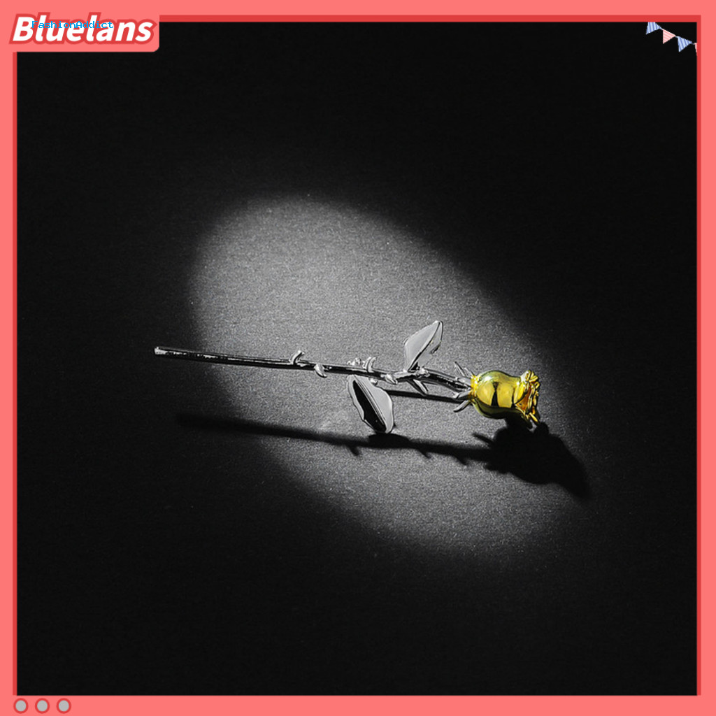 Anti-rust Brooch Elegant Rose Pin for Men Women – Floral Lapel Stick Suit Tuxedo Accessory Sweater Dress Corsage Perfe