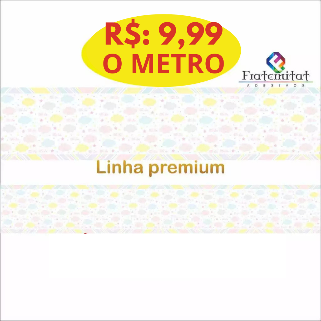 Faixa decorativa little star nuvens (pequena estrela)