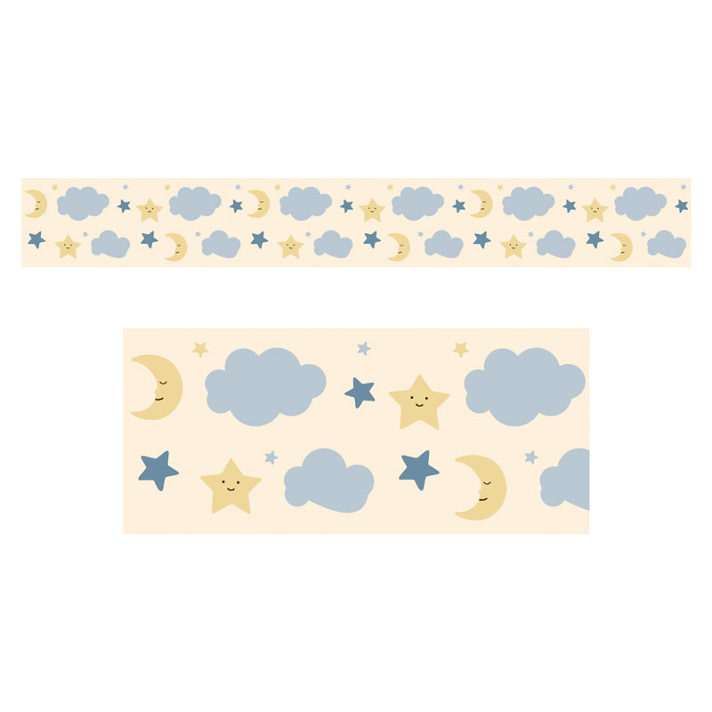 Adesivo Faixa de Parede Infantil Nuvem np393