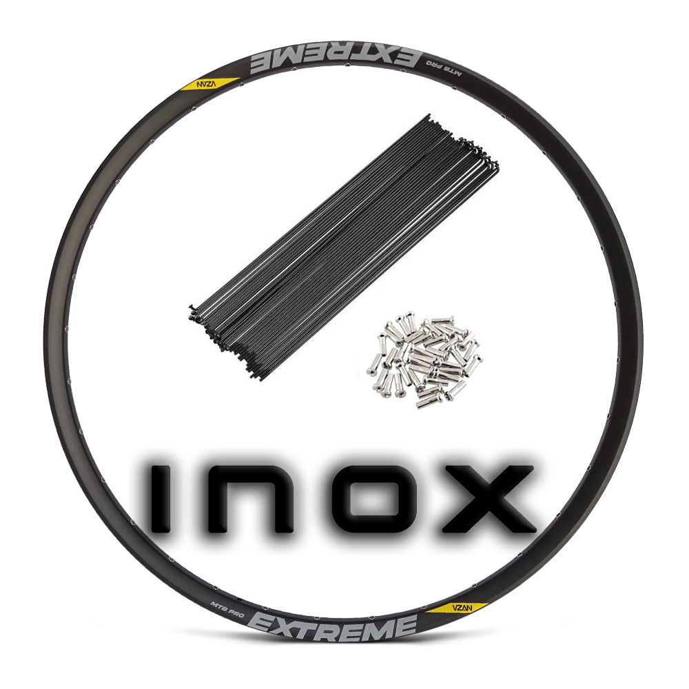 Kit Aro 29 Bike Vzan Extreme Pro Disc 28 32 36 Furos Tubeless Com Raios Inox 28f 32f 36f