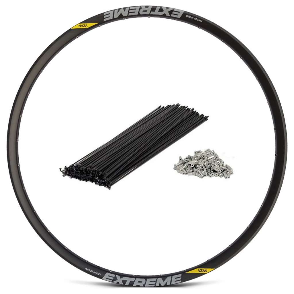 Kit Aro 29 Bike Vzan Extreme Pro Disc 36 Furos 36f Tubeless Com Raios