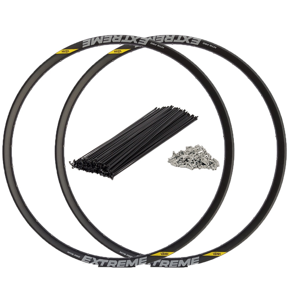 Kit Aro 29 Par Vzan Extreme Pro Disc 36f Tubeless Com Raios