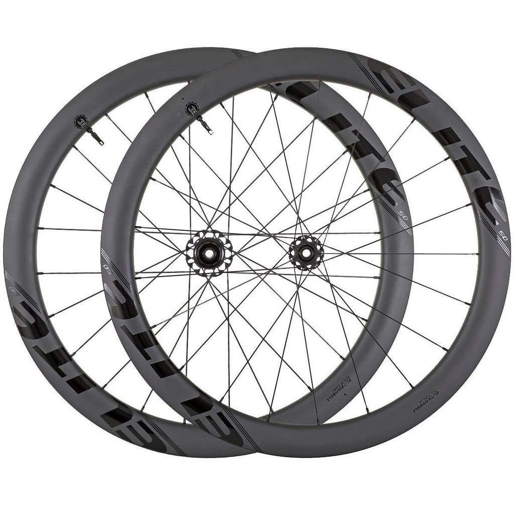 Roda de Bicicleta Elitewheels Marvel 50 Disc Tubeless HG - Par