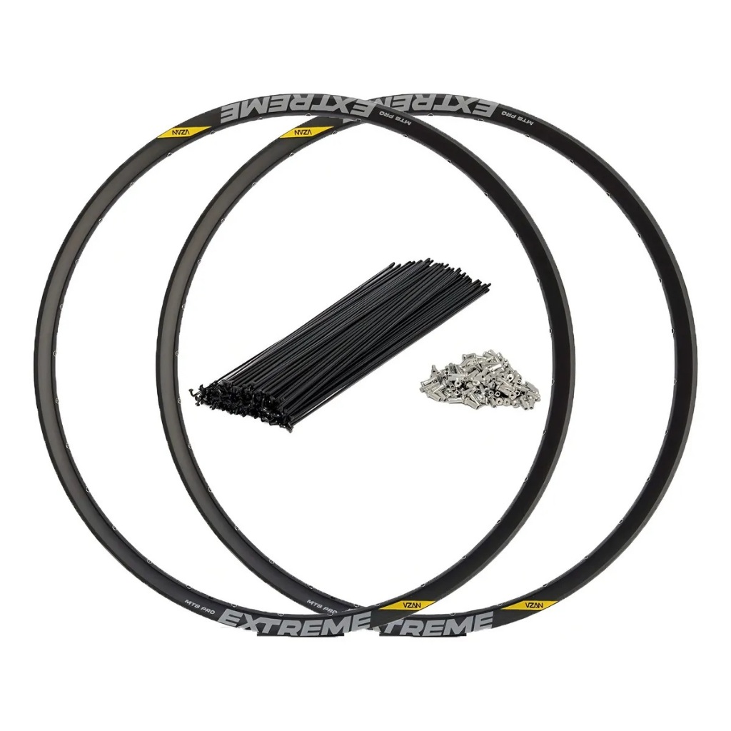 Kit Aro 29 Par Vzan Extreme Pro Disc Tubeless Ready C Raios 32 Furos