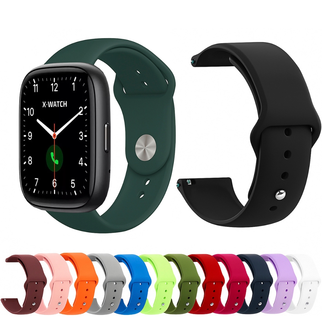 Pulseira 22mm de silicone LISA para Smartwatch Wearzone Pulse