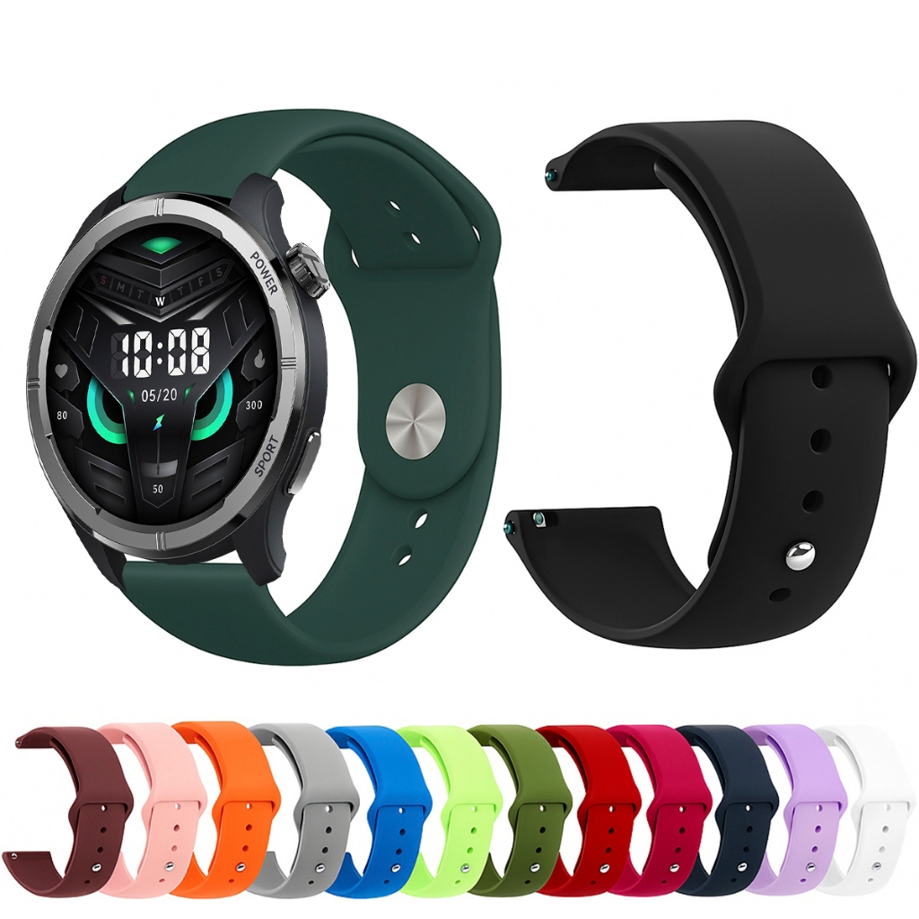 Pulseira 22mm de silicone LISA para Smartwatch Haylou Solar NEO