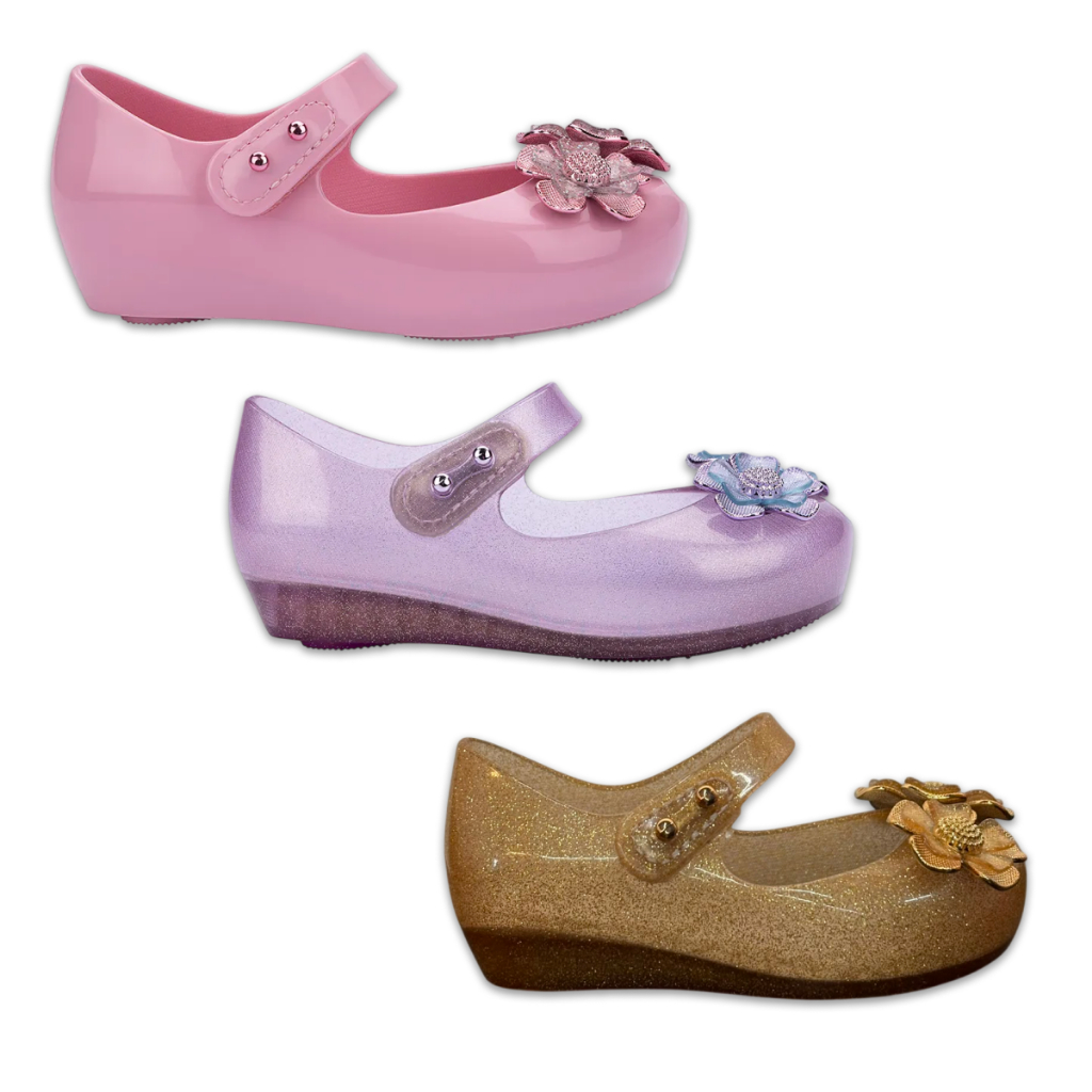 Sapatilha Mini Melissa Ultragirl Flower Chrome Bebê - 38166