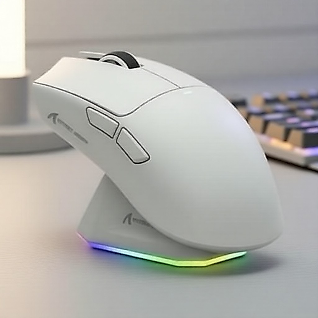 ATTACK SHARK X11 Mouse Gaming Sem Fio Tri-Modo, 59g Ultraleve, Sensor PAW3311, 22000 DPI, Retroiluminação RGB, 400 IPS,