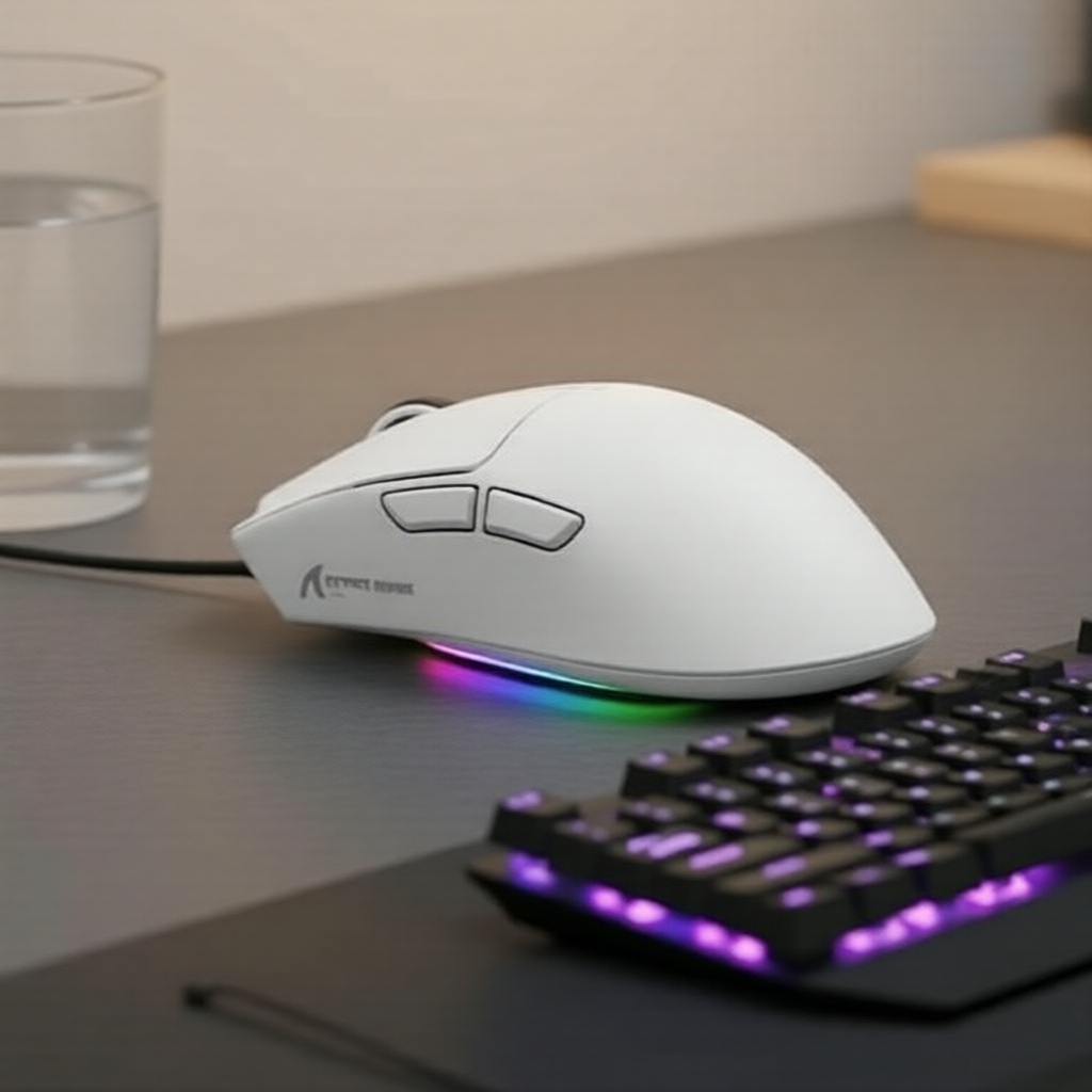 Mouse Gamer ATTACK SHARK X11 RGB: Tri-Modo, Sensor PAW3311, 22000 DPI, 400 IPS, 40g, 1kHz, Anel de Carregamento