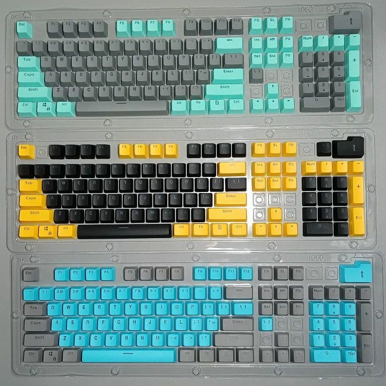 Teclas ABS light-Transmissor De Luz ! Keycap Adapted to 61/87/104 Mechanical Keyboard Accessories
