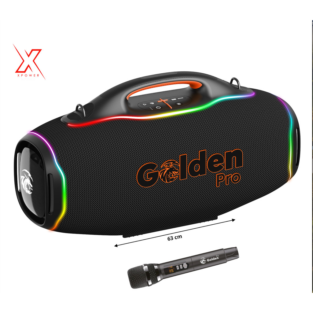 Caixa de som Golden pro (AI) power box ultra 1 450W C/MICROFONE IPX67