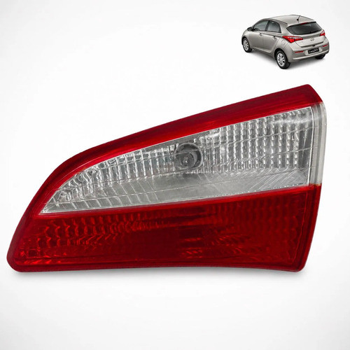 Lanterna Da Tampa Direita Hyundai Hb20 2012 A 2015 Original Direito/passageiro Vermelha E Cristal/transparente - Hyundai